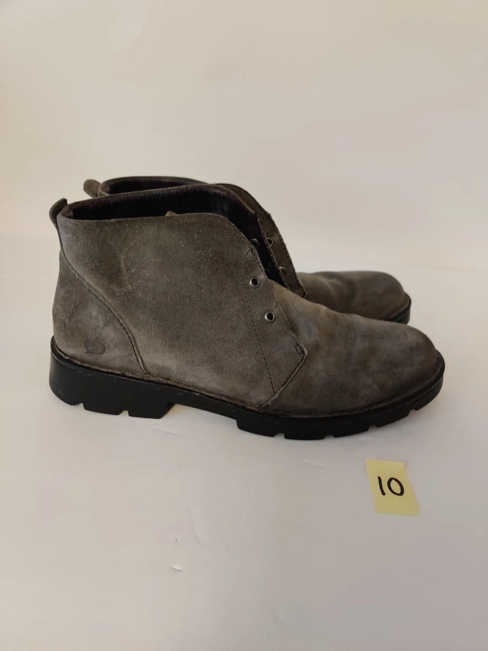 Born Gray Suede Chukka Boots - Casual Lace-Up 8